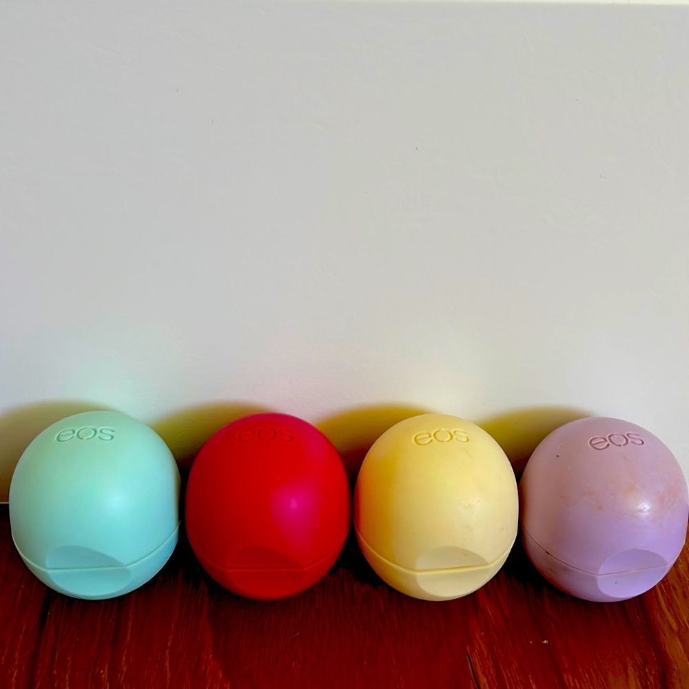 EOS lip balms